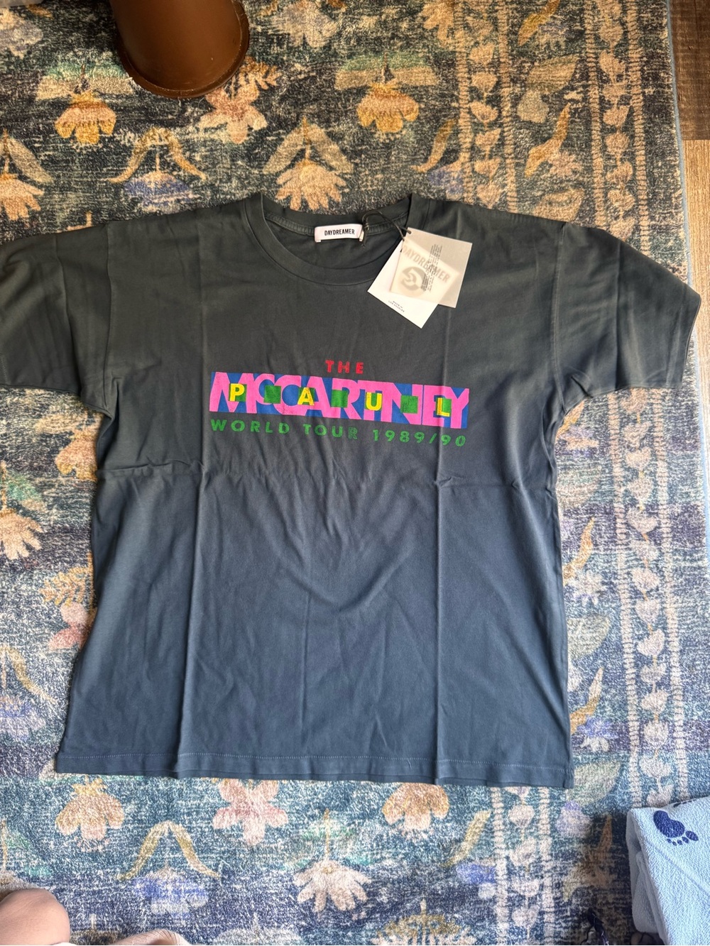 NWT Daydreamer Black Graphic Paul McCartney 'The Picardity' World Tour Tee